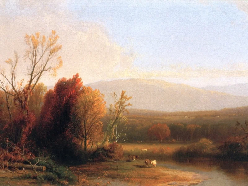 1823-William Hart - Paesaggio autunnale